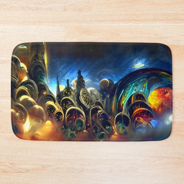 Item preview, Evening atmosphere in the land of bubbles - surreal designed and sold by Girih.