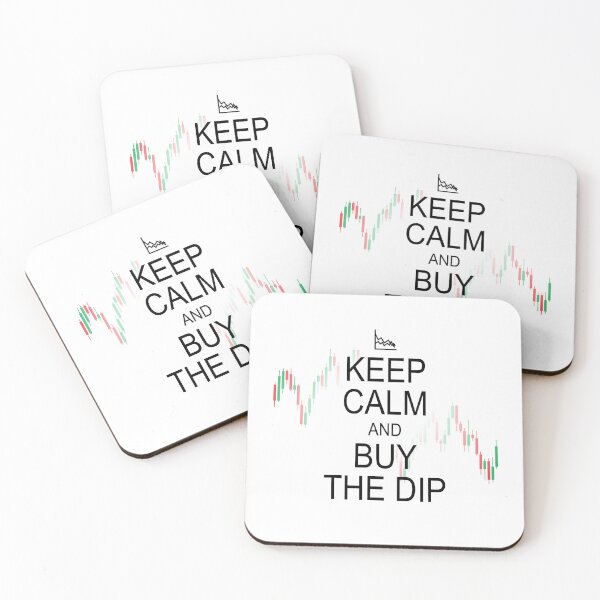 Item preview, Keep Calm and Buy the Dip (black text) designed and sold by OlivDesignsCo.