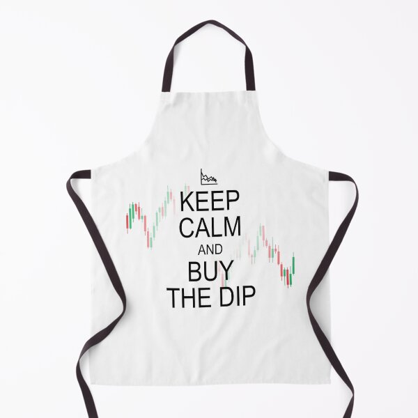 Item preview, Keep Calm and Buy the Dip (black text) designed and sold by OlivDesignsCo.