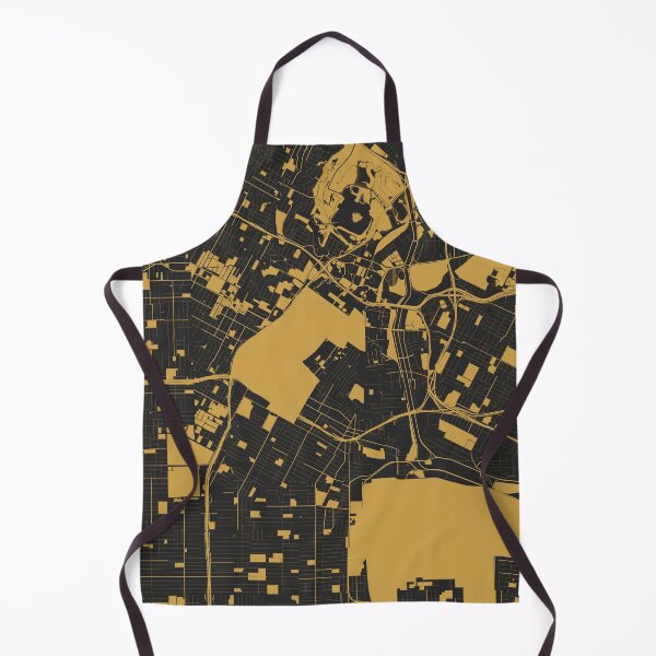 Item preview, Los Angeles Map Art Black Gold California USA designed and sold by EpicMaps.