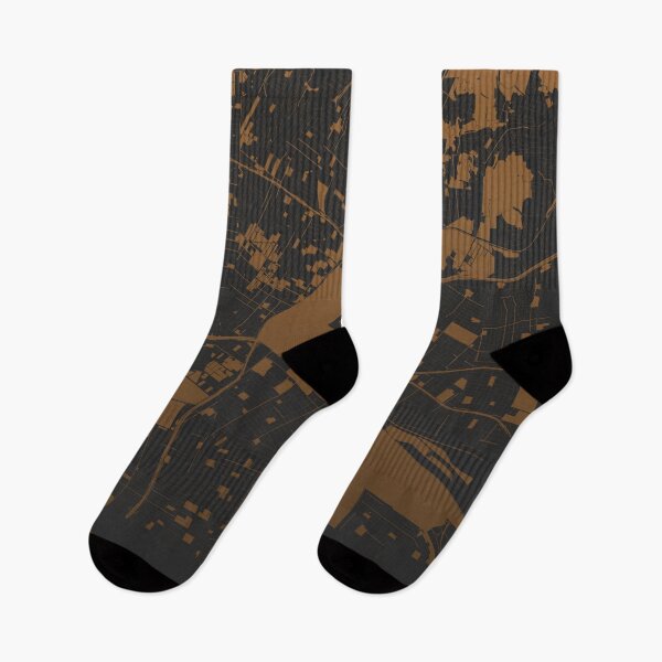 Item preview, Los Angeles Map Art coffee color California USA designed and sold by EpicMaps.
