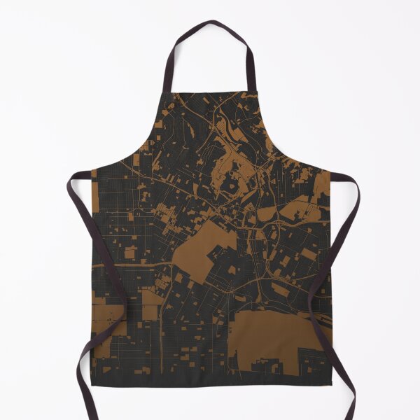 Item preview, Los Angeles Map Art coffee color California USA designed and sold by EpicMaps.