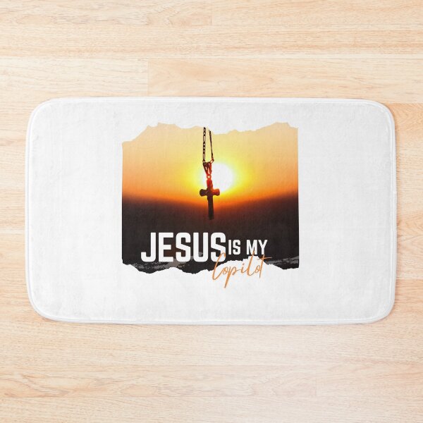 Item preview, Jesus is my copilot green cross nature tree leaf handmade love christian quote gift designed and sold by Ramesh ⭐⭐⭐⭐⭐.