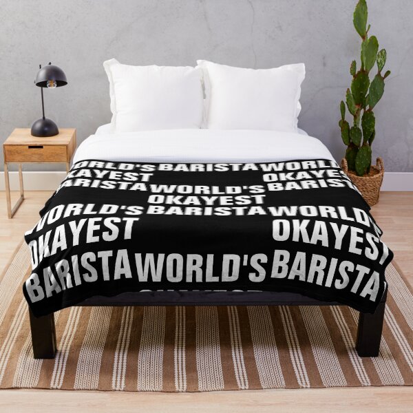 Item preview, World's Okayest Barista  designed and sold by LisaClin182594.
