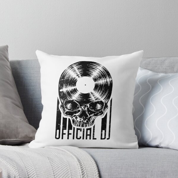 Item preview, Official DJ Vinyl Record Music Lover Gothic Skull Album LP designed and sold by GrandeDuc.