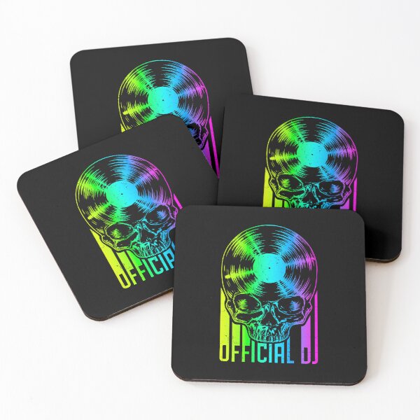 Item preview, Official DJ Vinyl Record Music Lover Gothic Skull Album LP designed and sold by GrandeDuc.