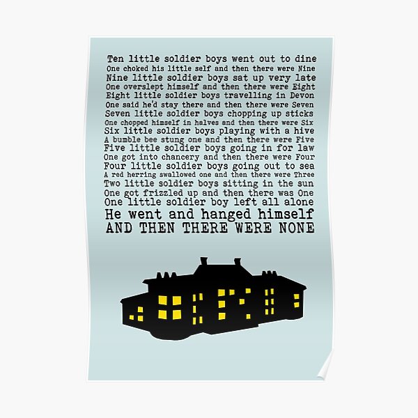 Agatha Christie: And Then There Were None (Light Green) Poster