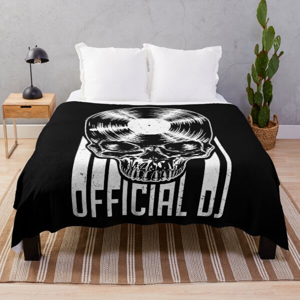 Item preview, Official DJ Vinyl Record Music Lover Gothic Skull Album LP designed and sold by GrandeDuc.