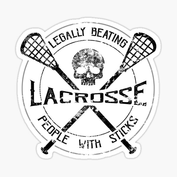 Artikel-Vorschau von Lacrosse: Menschen mit Stöcken legal schlagen - Funny Sports, designt und verkauft von nvdesign.