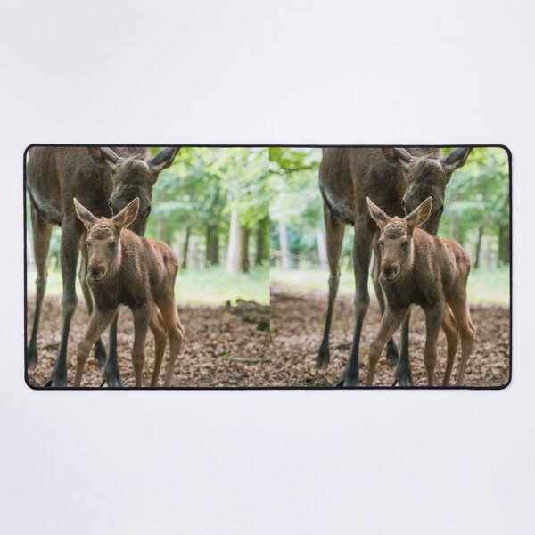 Item preview, Mama moose with calf designed and sold by Ingo Gerlach.