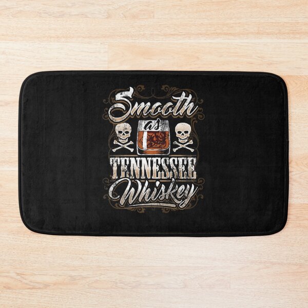 Item preview, Smooth As Tennessee Whiskey Glass Men Skull Grunge Vintage designed and sold by Ashford Tilley.