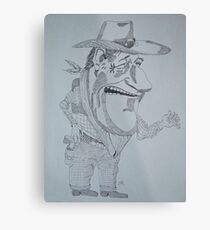The cowboy Metal Print