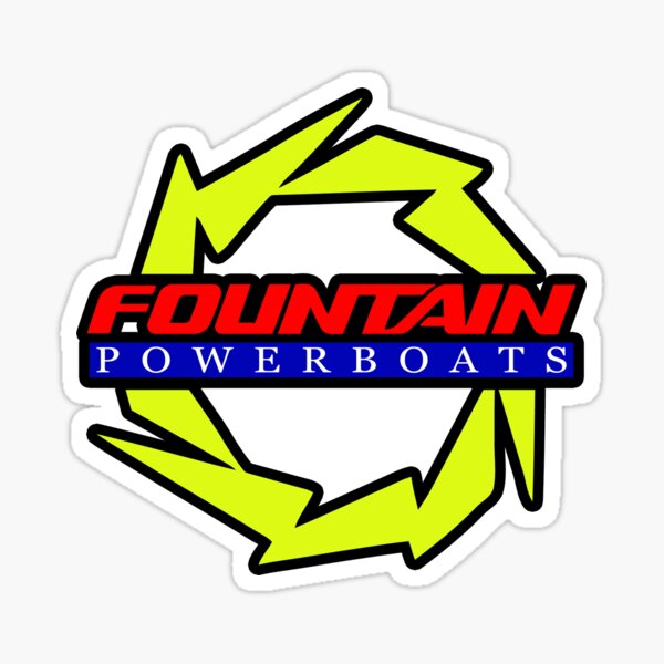 fountain powerboat stickers