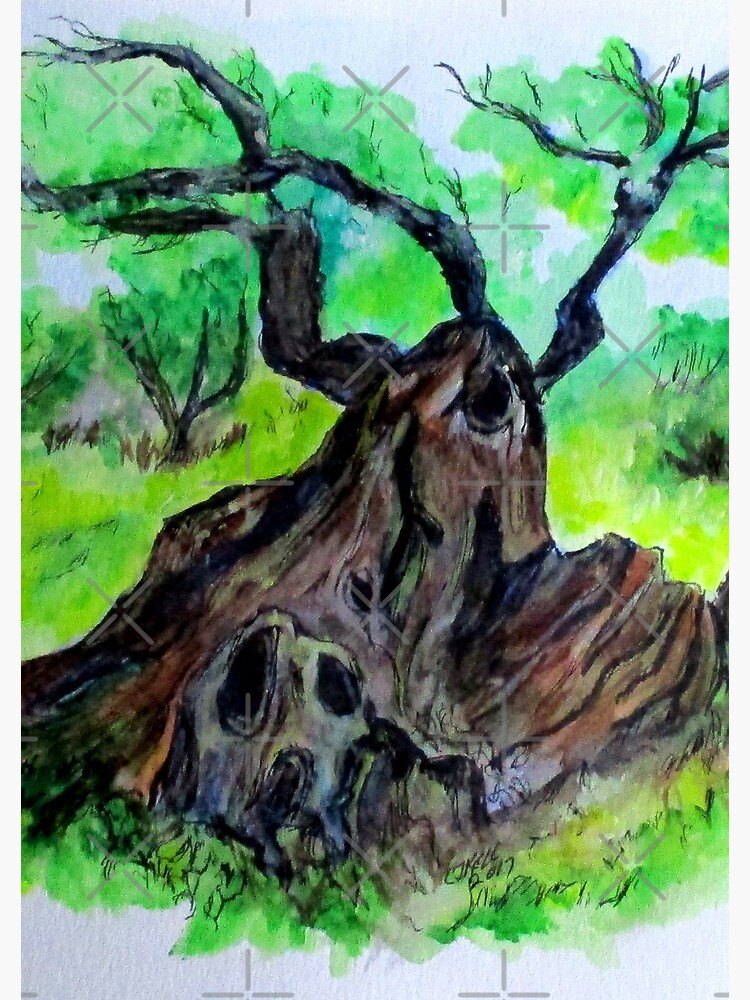 Olive Tree & Grove Digital Enhanced by cjkell