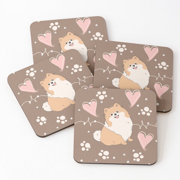 Item preview, LOVE Orange Pomeranian designed and sold by Lulupainting.