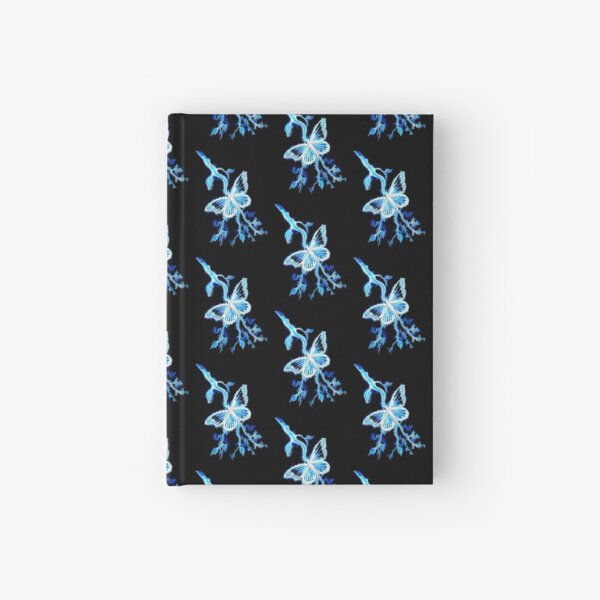 Butterfly Electric Blues Hardcover Journal