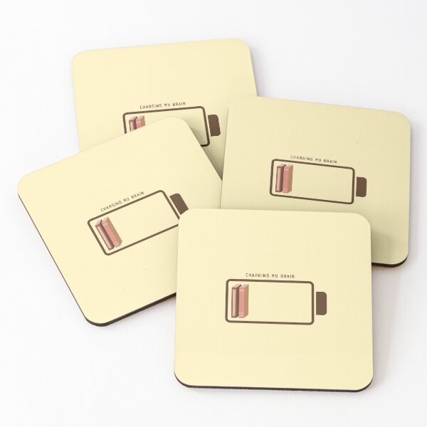 Item preview, CHARGING MY BRAIN: E-BOOK READER, KINDLE ADDICT designed and sold by The Bookworm Store.