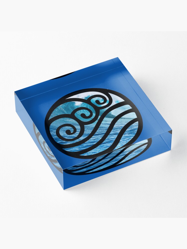 Alternate view of Waterbending - Avatar the Last Airbender Acrylic Block