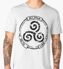 Alpha Beta Omega (Black) - Teen Wolf Men's Premium T-Shirt
