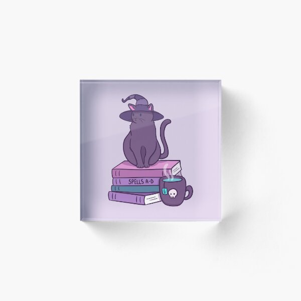 Feline Familiar Acrylic Block