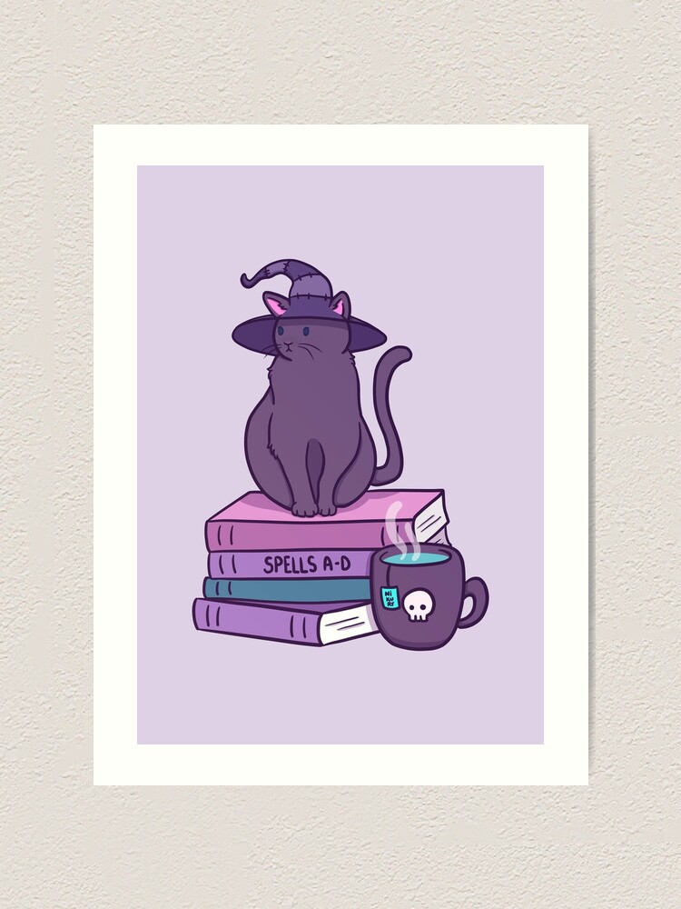 Thumbnail 1 of 3, Art Print, Feline Familiar | Nikury designed and sold by nikury.