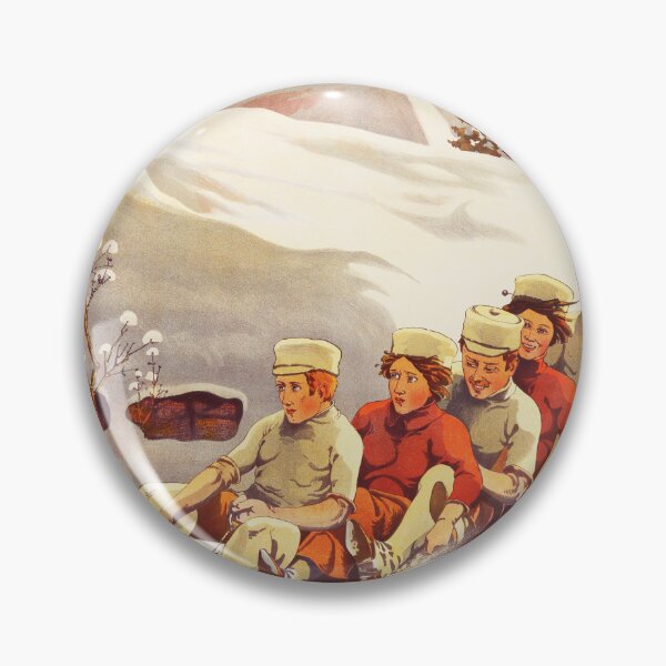 Item preview, Winter in ENGELBERG via Electric Train Stansstad 1906 Old Travel Poster by Wilhelm Amrhein designed and sold by retroposters.