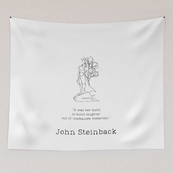 Item preview, "Build laughter" - John Steinback designed and sold by BookberryGarden.