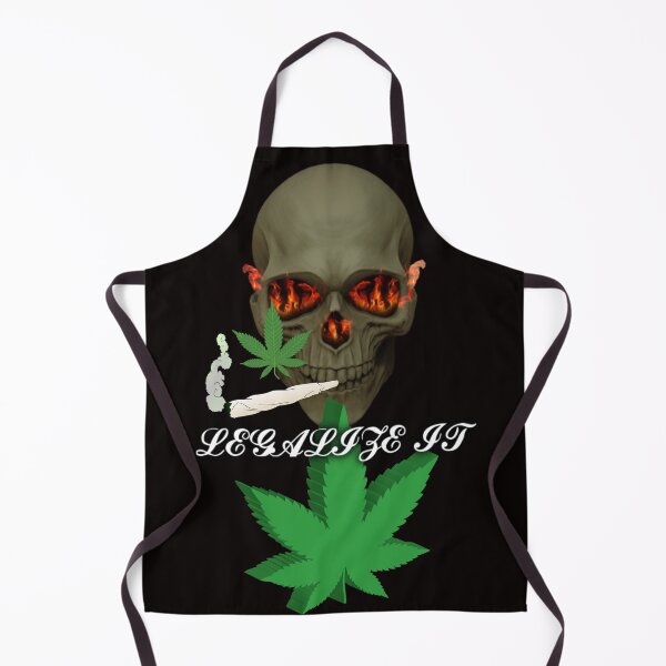 Item preview, Smoking Weed Skull. designed and sold by BestDesignbySof.