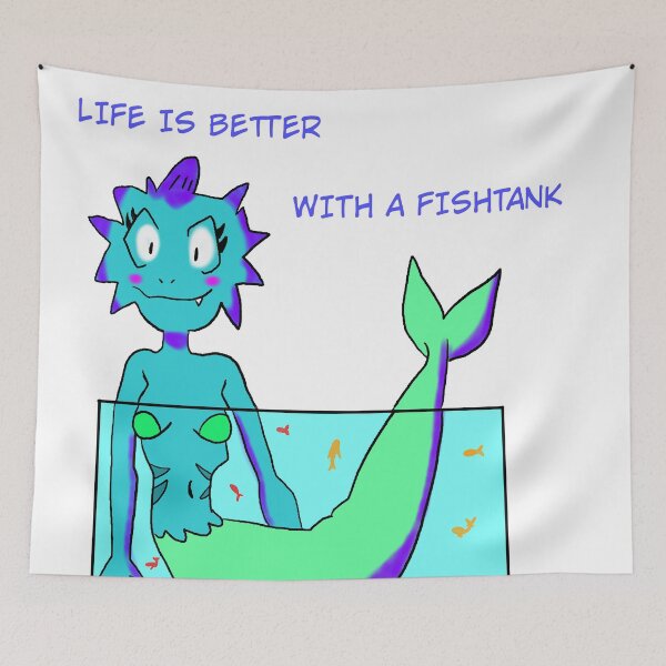 Item preview, Life is better with a fishtank designed and sold by CelesteSammy.