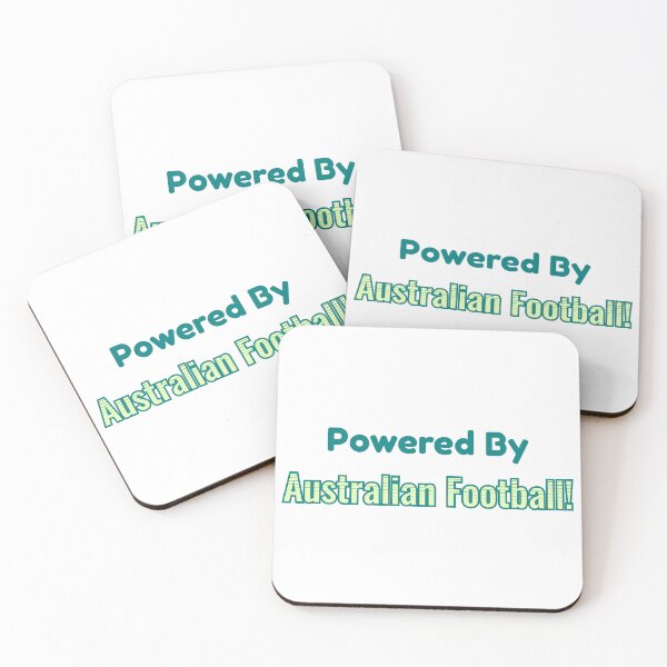 Item preview, Powered By Australian Football designed and sold by cooldesignsalot.