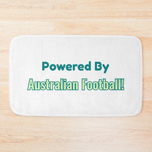 Item preview, Powered By Australian Football designed and sold by cooldesignsalot.