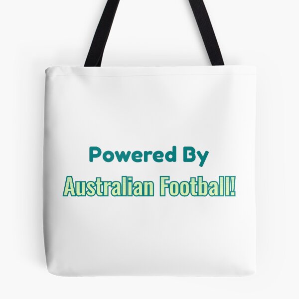 Item preview, Powered By Australian Football designed and sold by cooldesignsalot.