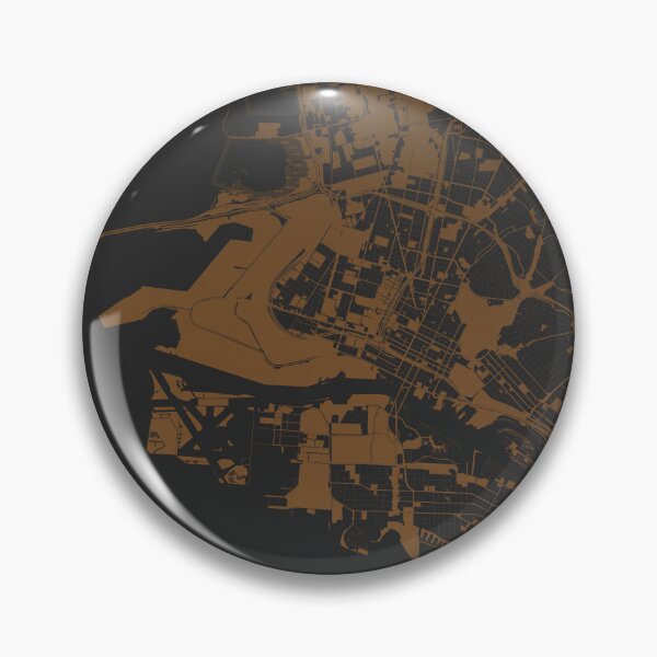 Item preview, Oakland Map Art coffee color California USA designed and sold by EpicMaps.