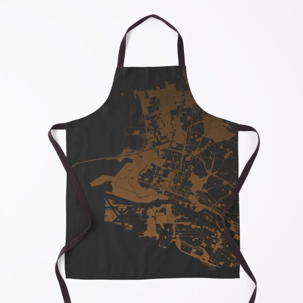 Item preview, Oakland Map Art coffee color California USA designed and sold by EpicMaps.