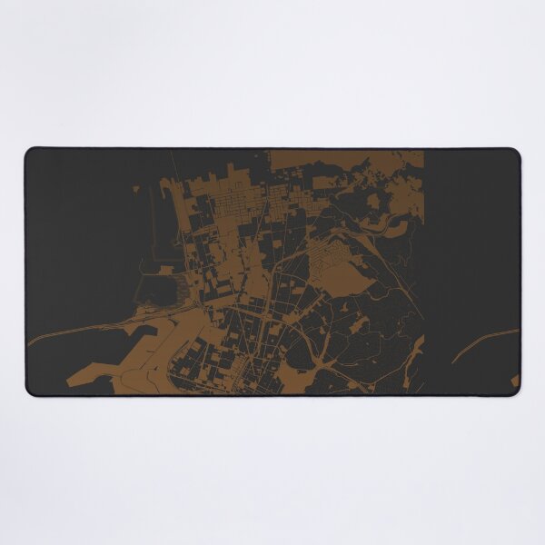 Item preview, Oakland Map Art coffee color California USA designed and sold by EpicMaps.