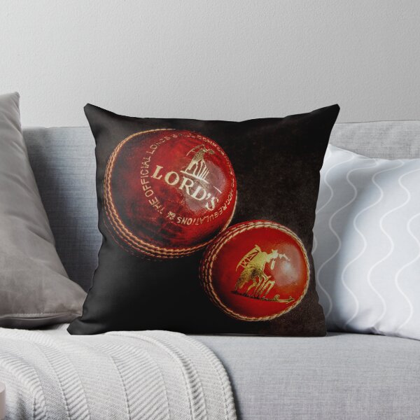 Cricket Balls Throw Pillow