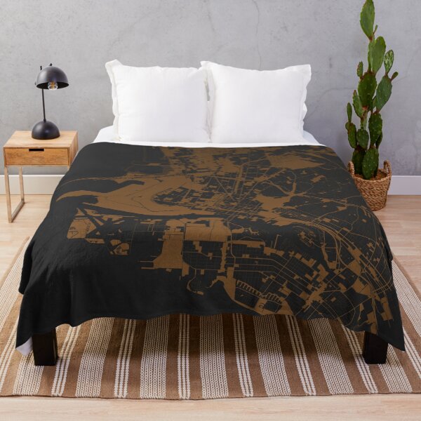 Item preview, Oakland Map Art coffee color California USA designed and sold by EpicMaps.
