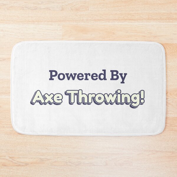 Item preview, Powered By Axe Throwing designed and sold by cooldesignsalot.