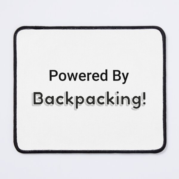 Item preview, Powered By Backpacking designed and sold by cooldesignsalot.