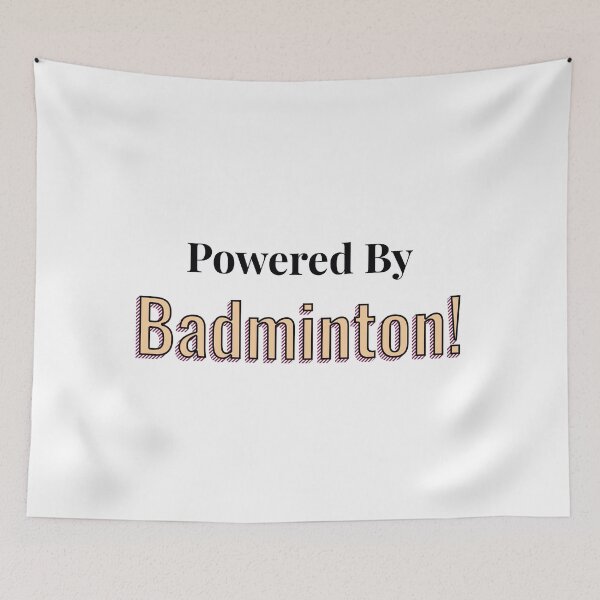 Item preview, Powered By Badminton designed and sold by cooldesignsalot.