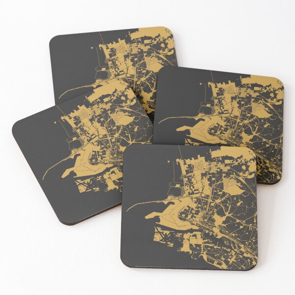 Item preview, Oakland Map Art Black Gold California USA designed and sold by EpicMaps.