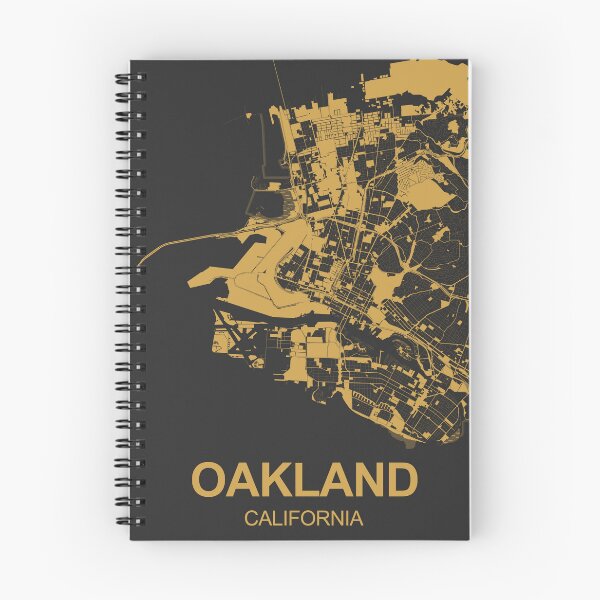 Item preview, Oakland Map Art Black Gold California USA designed and sold by EpicMaps.