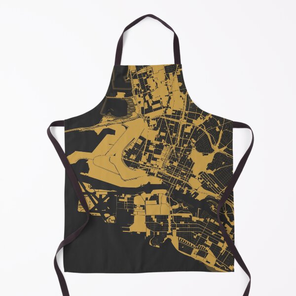 Item preview, Oakland Map Art Black Gold California USA designed and sold by EpicMaps.