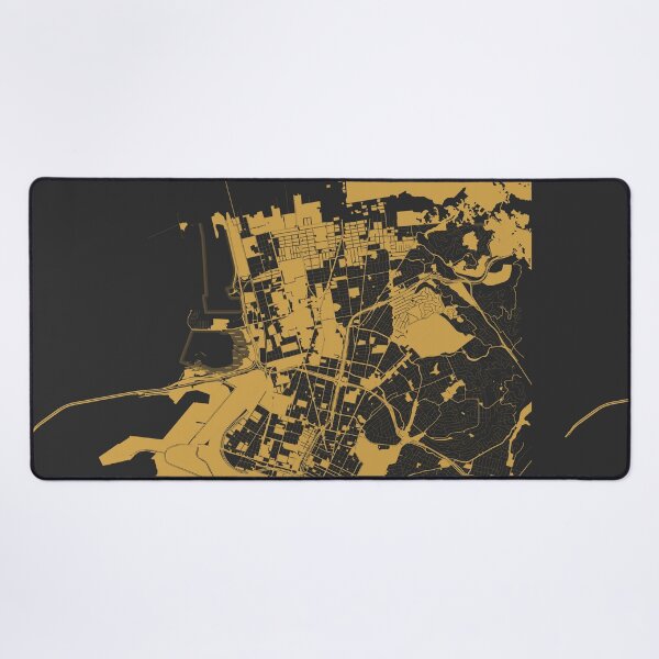 Item preview, Oakland Map Art Black Gold California USA designed and sold by EpicMaps.
