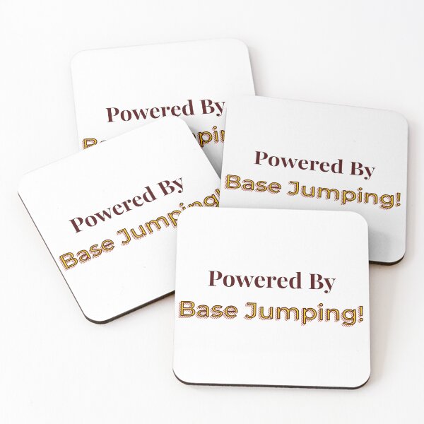 Item preview, Powered By Base Jumping designed and sold by cooldesignsalot.