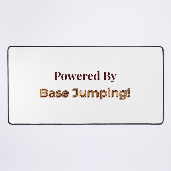 Item preview, Powered By Base Jumping designed and sold by cooldesignsalot.
