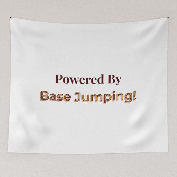 Item preview, Powered By Base Jumping designed and sold by cooldesignsalot.
