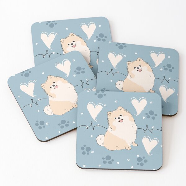 Item preview, LOVE Cream Pomeranian designed and sold by Lulupainting.