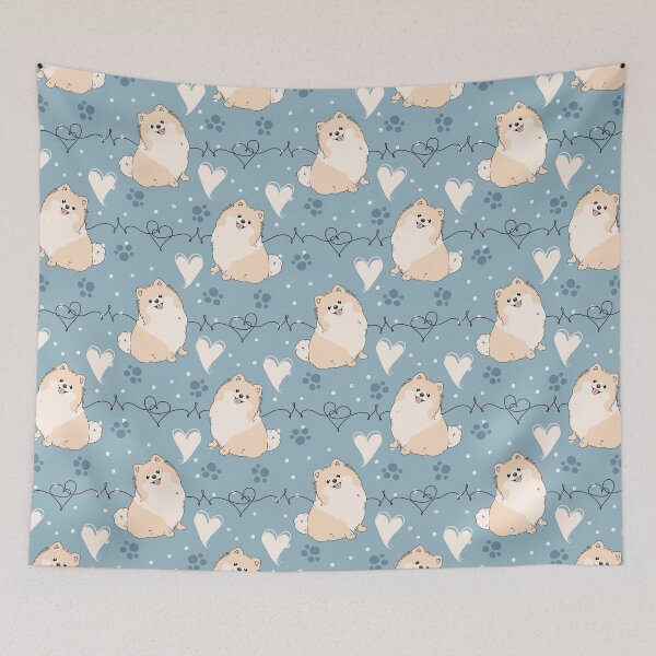 Item preview, LOVE Cream Pomeranian designed and sold by Lulupainting.