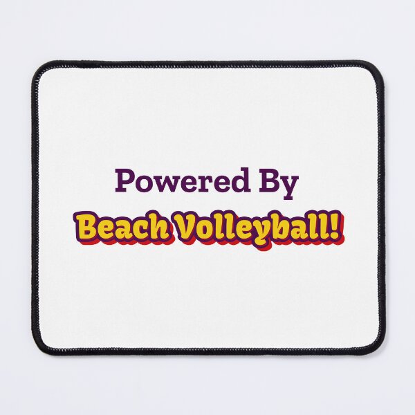 Item preview, Powered By Beach Volleyball designed and sold by cooldesignsalot.